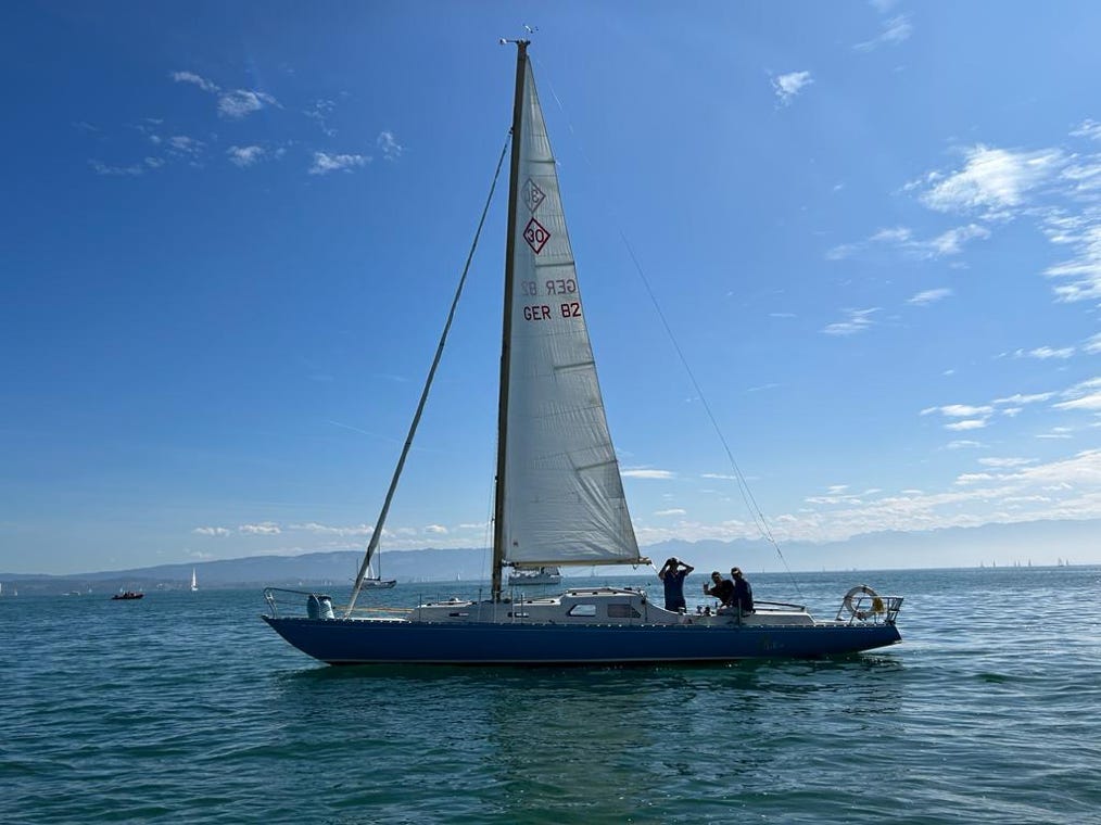 Flaute auf dem Bodensee