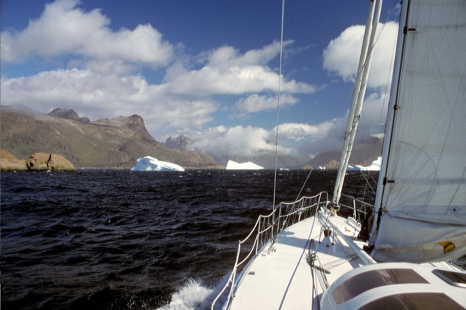 Einfahrt Prinz Christian Sund Grönland